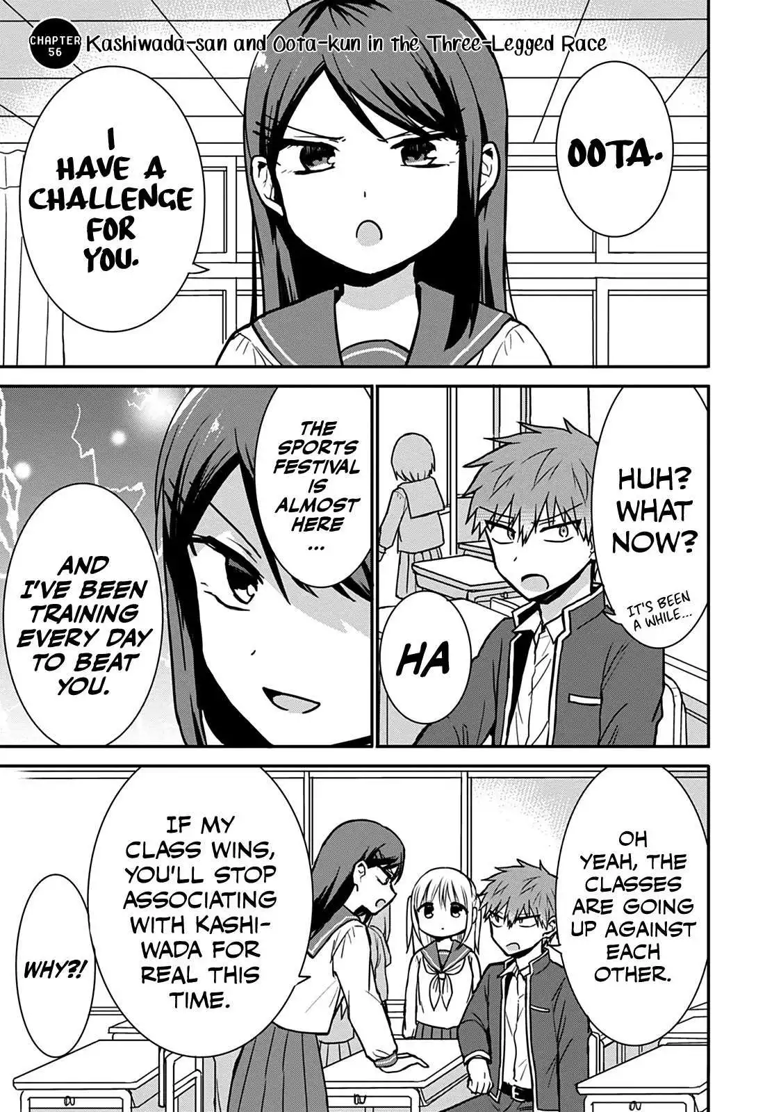 Expressionless Kashiwada-san and Emotional Oota-kun Chapter 56 1